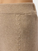 Women's A-Line Knitted Cashmere Skirt | GOBI UK #color_dusty-beige