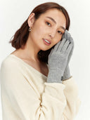 Women's Cashmere Gloves #color_urban_silver
