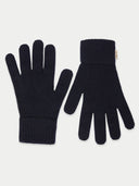 Essential Knit Cashmere Gloves Black - Gobi Cashmere #color_black