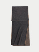 Zweiseitiger Kaschmir-Schal Charcoal - Gobi Cashmere #color_charcoal