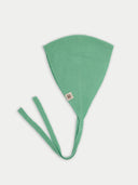 Green Cashmere Bonnet For Woman detail view on white background #color_zephyr-green