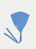 Azure Blue Cashmere Bonnet For Woman detail view on white background #color_bright-azure