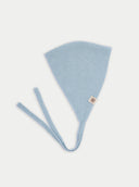 Grey Cashmere Bonnet For Woman detail view on white background #color_tourmaline-blue