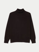 Unisex High-Neck Cashmere Sweater Mole - Gobi Cashmere #color_deep-mole