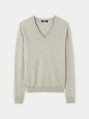 Gray cashmere sweater on a white background #color_steel-silver