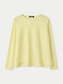 Light yellow sweatshirt on a white background #color_green-sheen