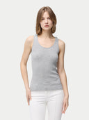 Lightweight Cashmere Silk Tank Top - Gobi Cashmere #color_urban-gray