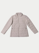 Women's CashmereTECH Jacket Cement detail view on white background #color_stone-beige