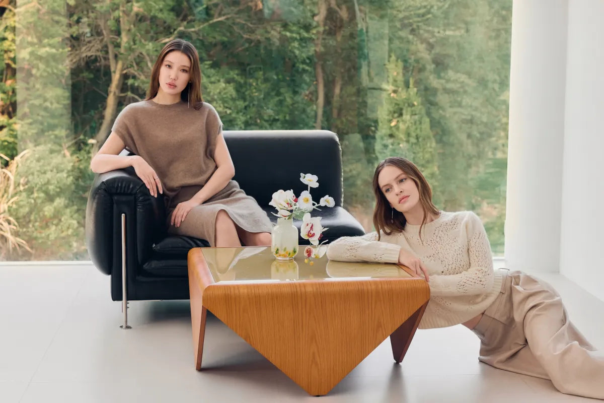 Natural color Cashmere Tops | GOBI Cashmere